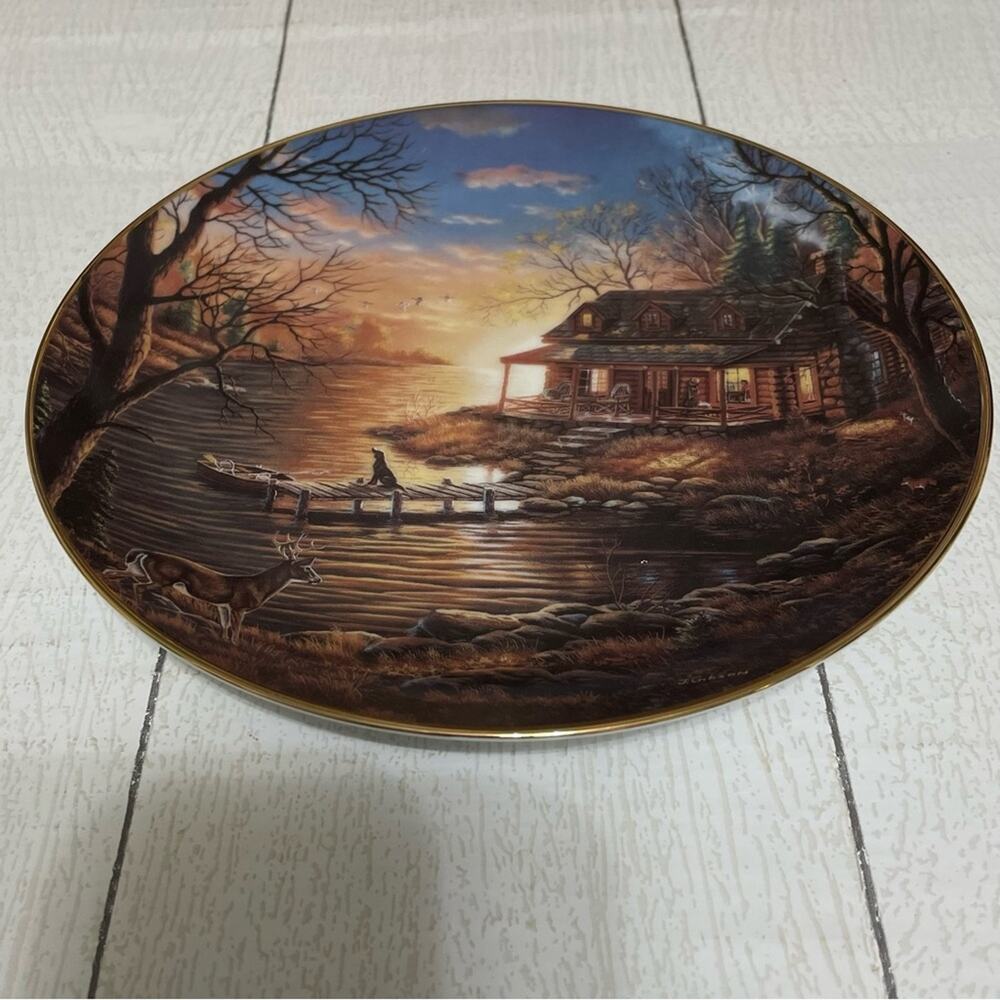 Vintage Bradford Exchange Plate “Day’s End” Plate By Judy Gibson
